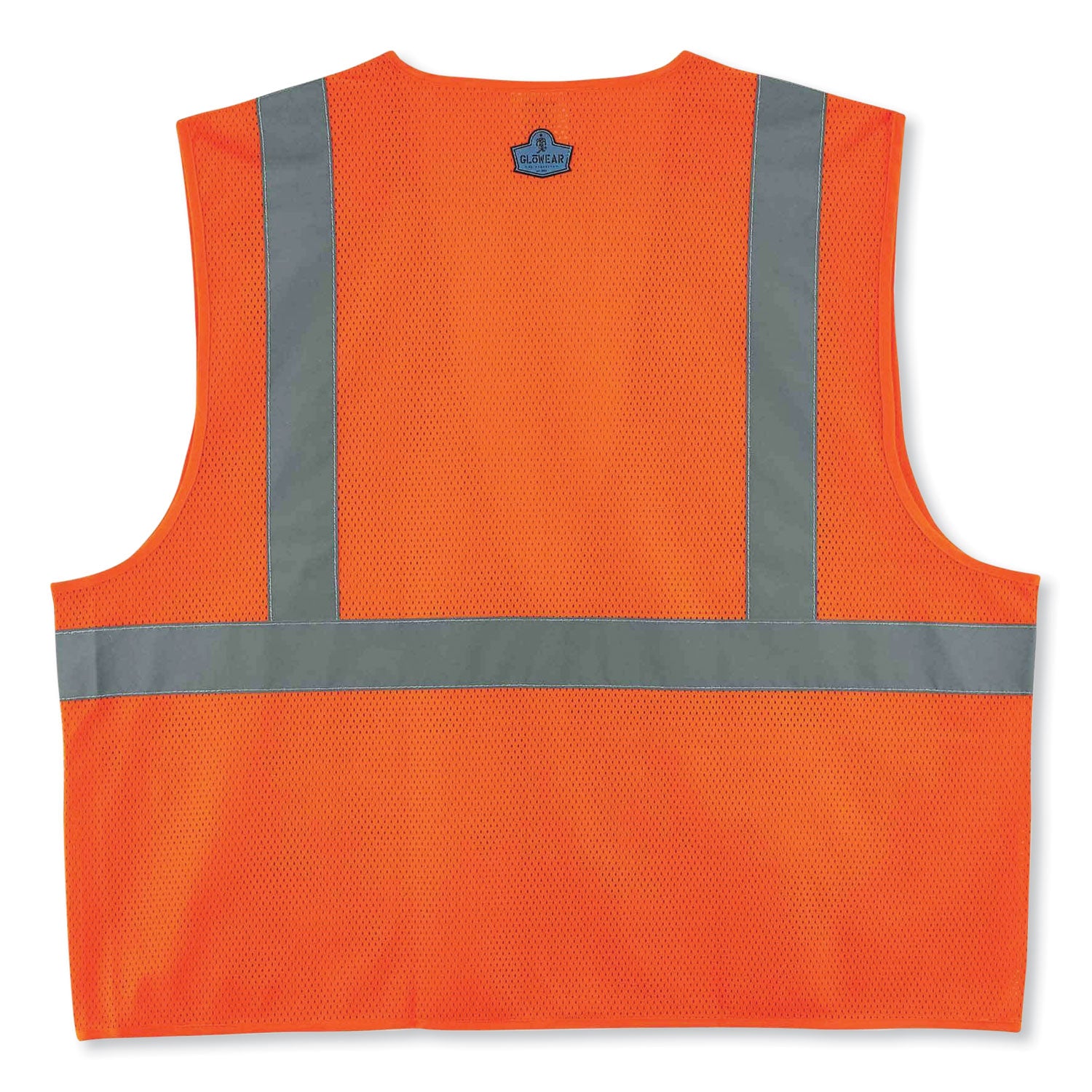 glowear-8220z-class-2-standard-mesh-zipper-vest-polyester-2x-large-3x-large-orange-ships-in-1-3-business-days_ego21117 - 2