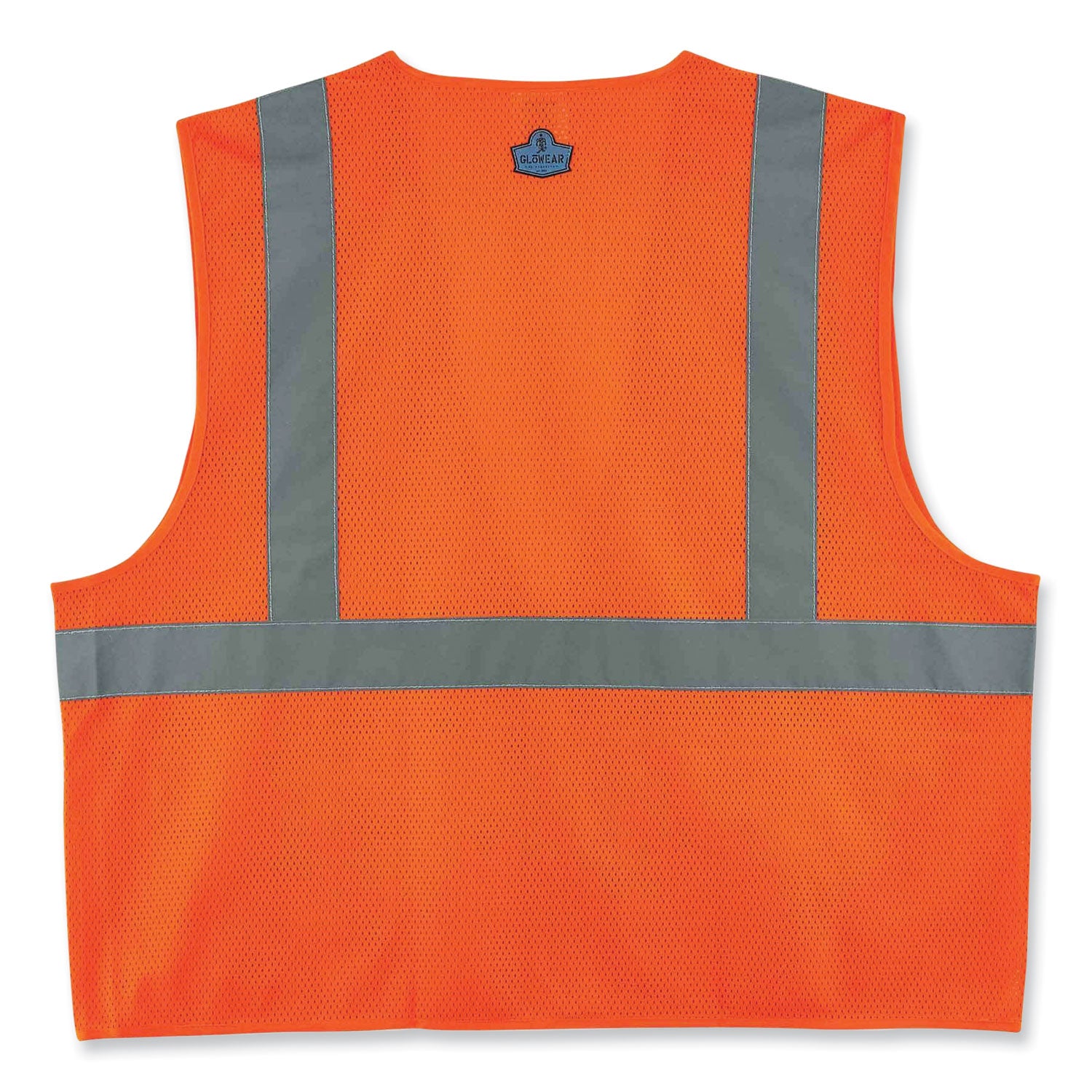 glowear-8220z-class-2-standard-mesh-zipper-vest-polyester-4x-large-5x-large-orange-ships-in-1-3-business-days_ego21119 - 2