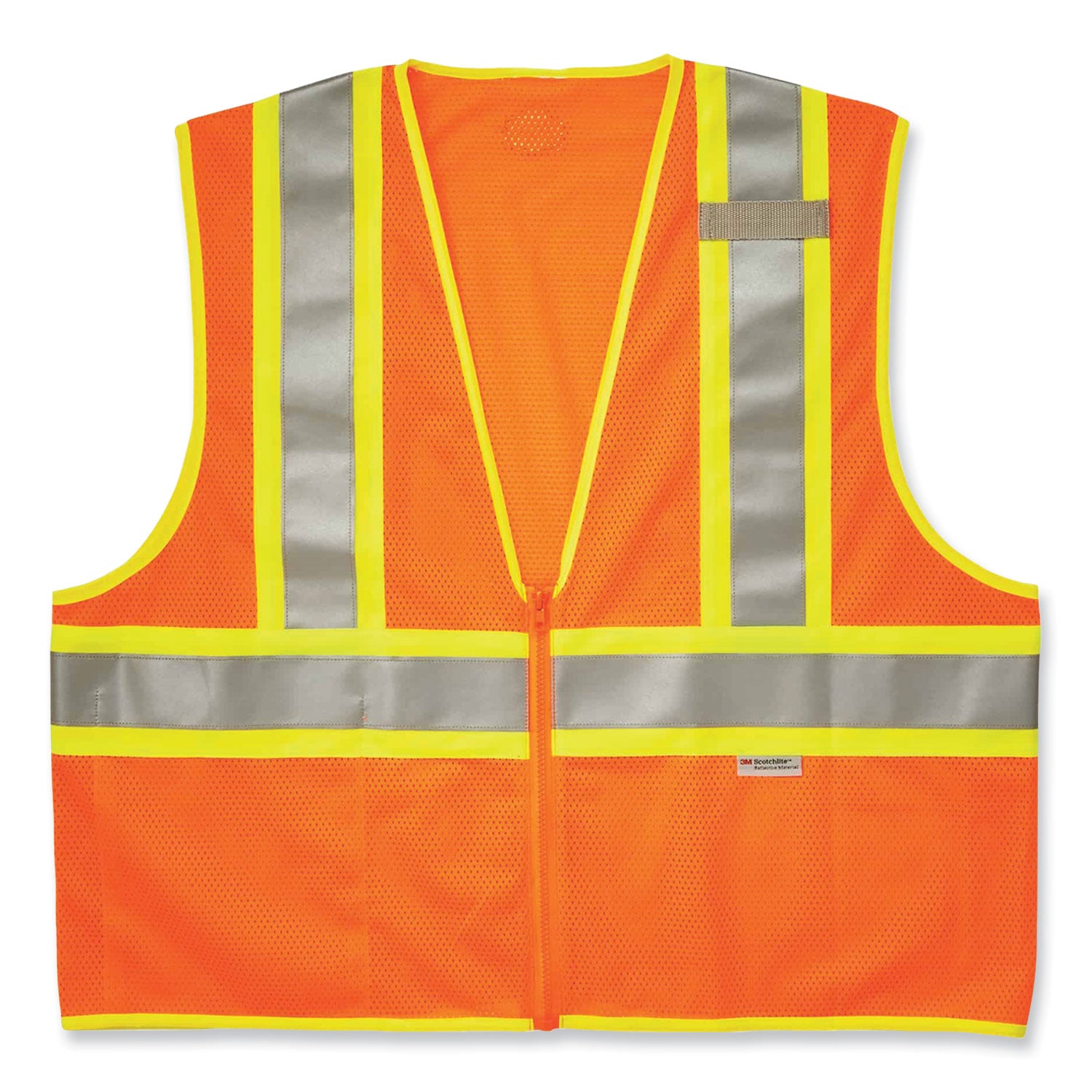 glowear-8230z-class-2-two-tone-mesh-zipper-vest-polyester-2x-large-3x-large-orange-ships-in-1-3-business-days_ego21317 - 1