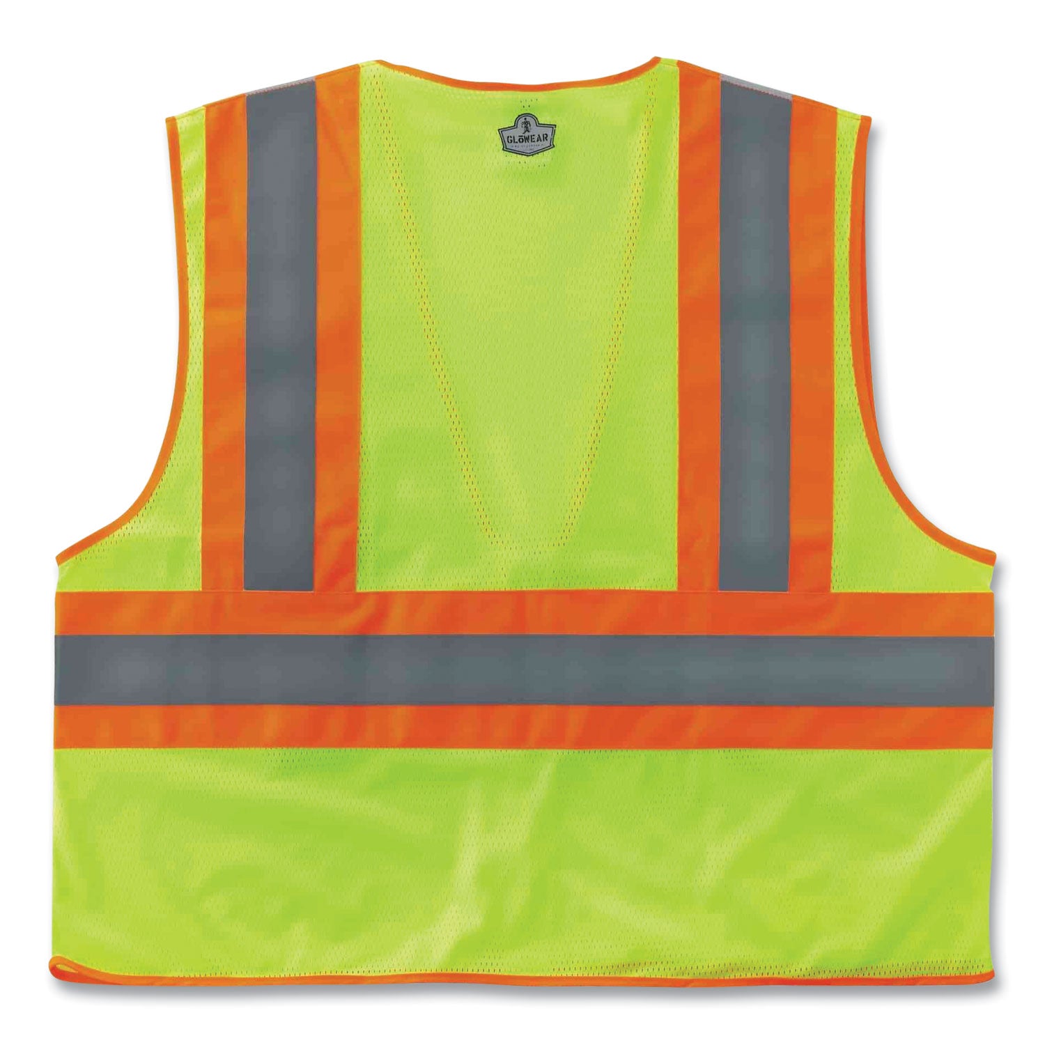 glowear-8230z-class-2-two-tone-mesh-zipper-vest-polyester-4x-large-5x-large-lime-ships-in-1-3-business-days_ego21329 - 2