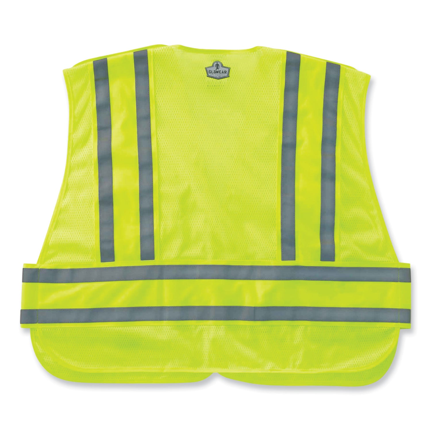 glowear-8244psv-class-2-expandable-public-safety-hook-and-loop-vest-polyester-x-large-2xl-lime-ships-in-1-3-business-days_ego21366 - 2