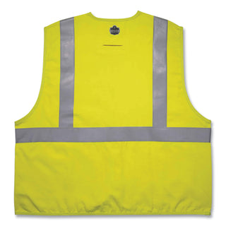 GloWear 8261FRHL Class 2 Dual Compliant FR Hook and Loop Safety Vest, Large/X-Large, Lime, Ships in 1-3 Business Days