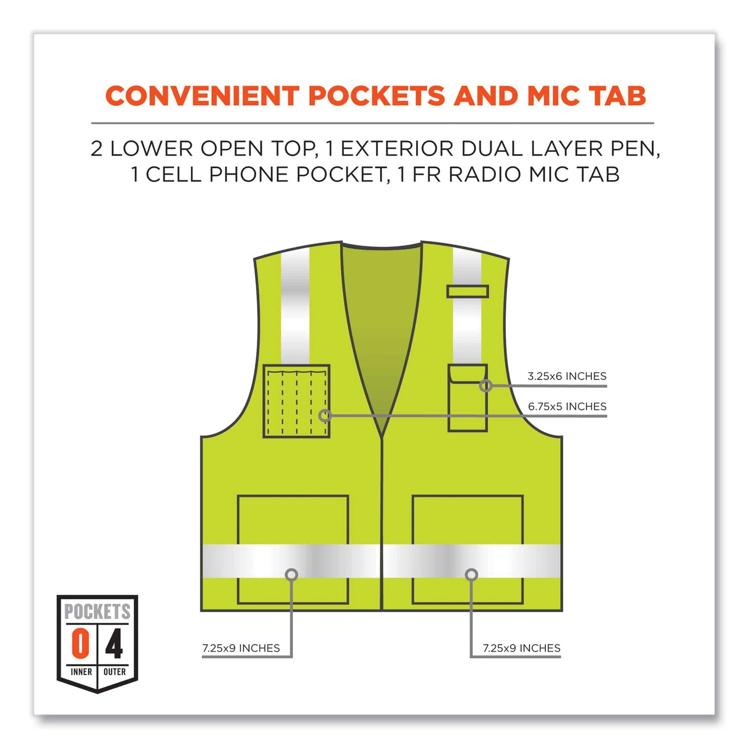 glowear-8262frz-class-2-fr-surveyor-zipper-vest-tencel-modacrylic-para-aramid-kevlar-s-m-lime-ships-in-1-3-business-days_ego21483 - 7