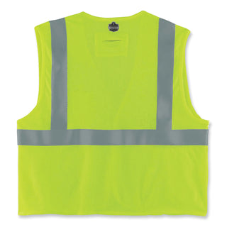 GloWear 8260FRHL Class 2 FR Safety Hook and Loop Vest, Modacrylic/Kevlar, 2X-Large/3X-Large, Lime, Ships in 1-3 Business Days