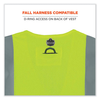 GloWear 8260FRHL Class 2 FR Safety Hook and Loop Vest, Modacrylic/Kevlar, 2X-Large/3X-Large, Lime, Ships in 1-3 Business Days