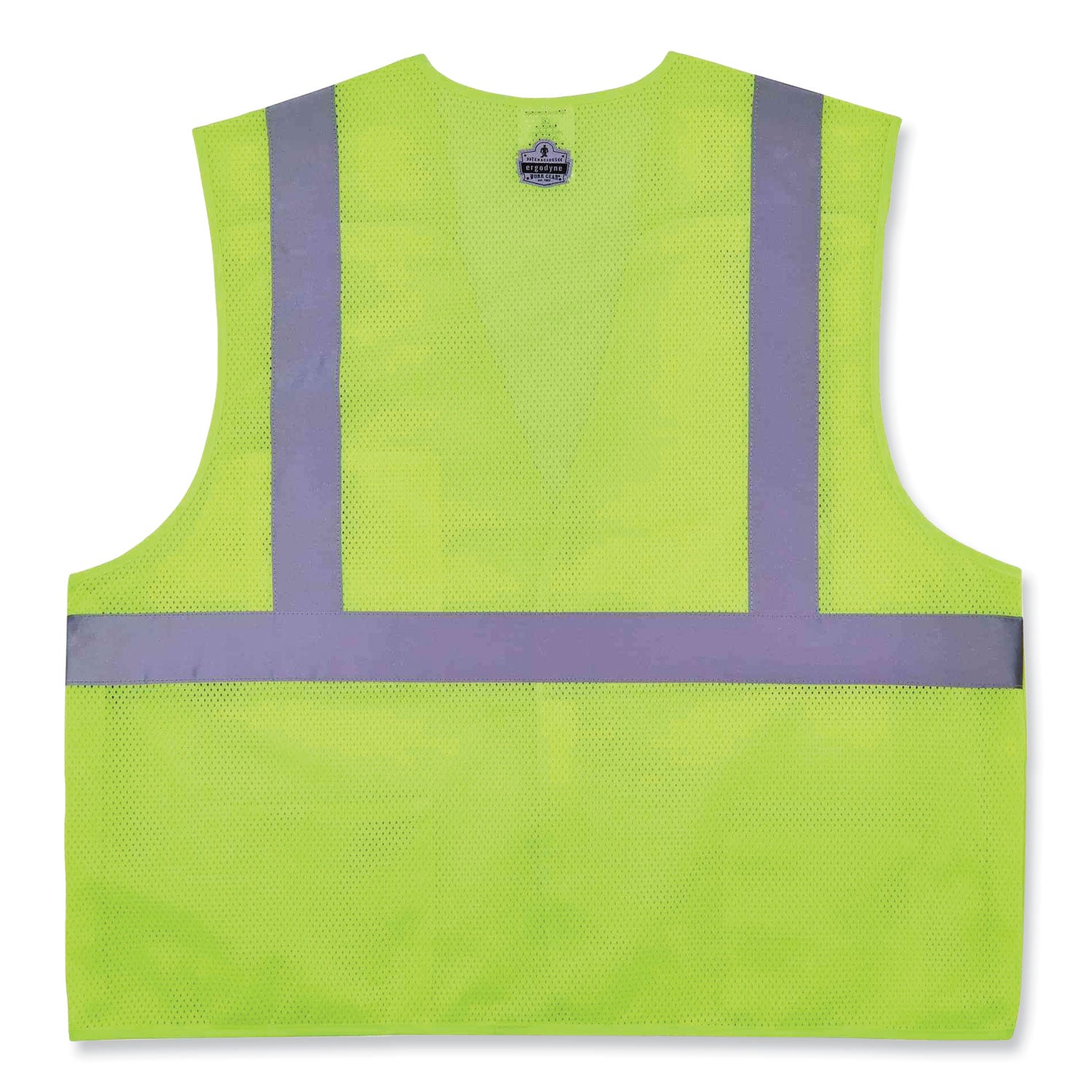 GloWear 8217BA Class 2 Breakaway Mesh Vest, Polyester, 4X-Large/5X-Large, Lime, Ships in 1-3 Business Days
