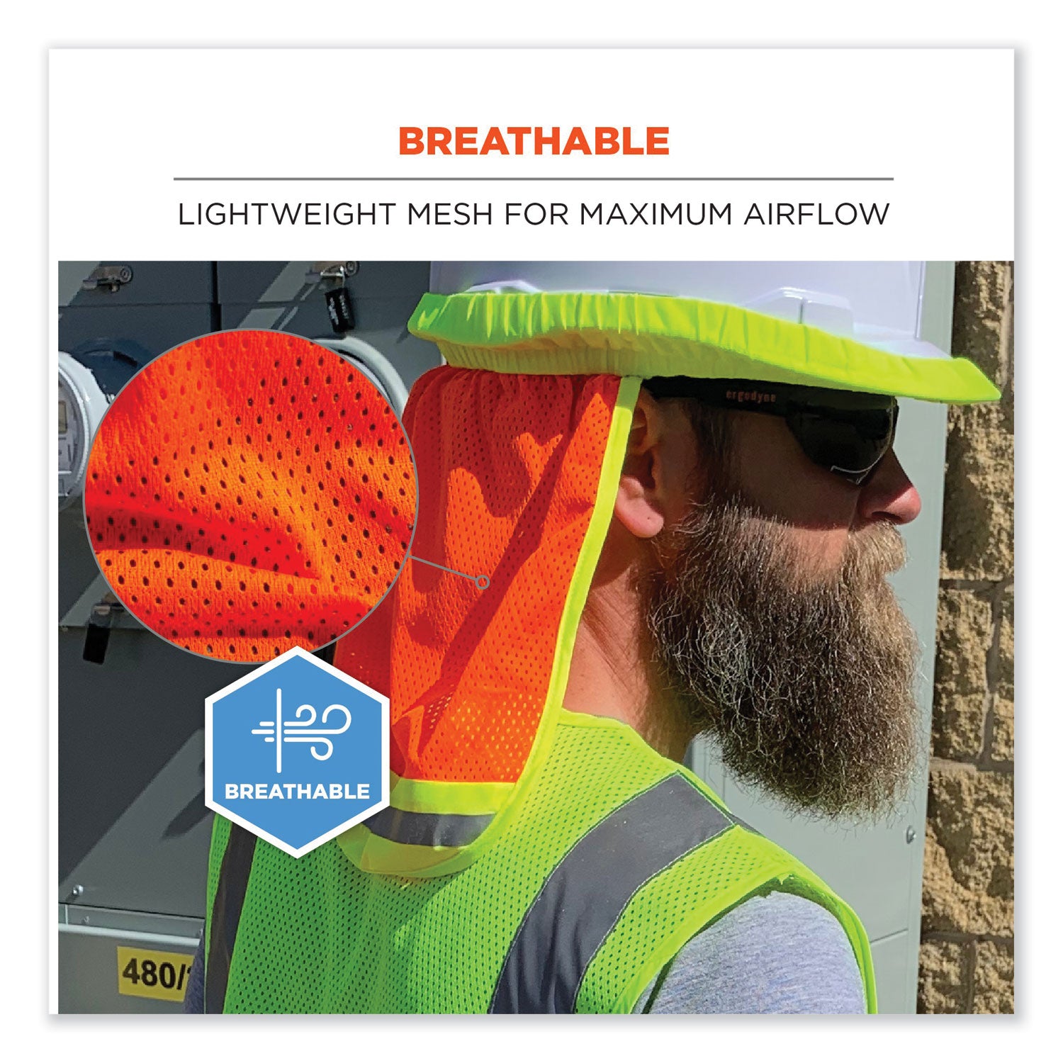 glowear-8005-hi-vis-hard-hat-neck-shade-20-x-125-orange-ships-in-1-3-business-days_ego29051 - 4
