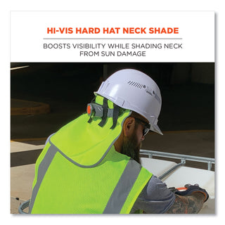 glowear-8006-hi-vis-hard-hat-neck-shade-1225-x-105-lime-ships-in-1-3-business-days_ego29063 - 2