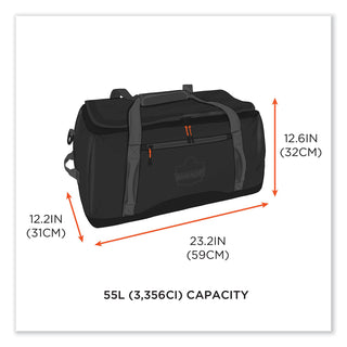Arsenal 5031 Water-Resistant Duffel Bag, Small, 12.2 x 23.2 x 12.6, Black, Ships in 1-3 Business Days