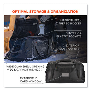 arsenal-5031-water-resistant-duffel-bag-medium-142-x-26-x-148-black-ships-in-1-3-business-days_ego13036 - 3