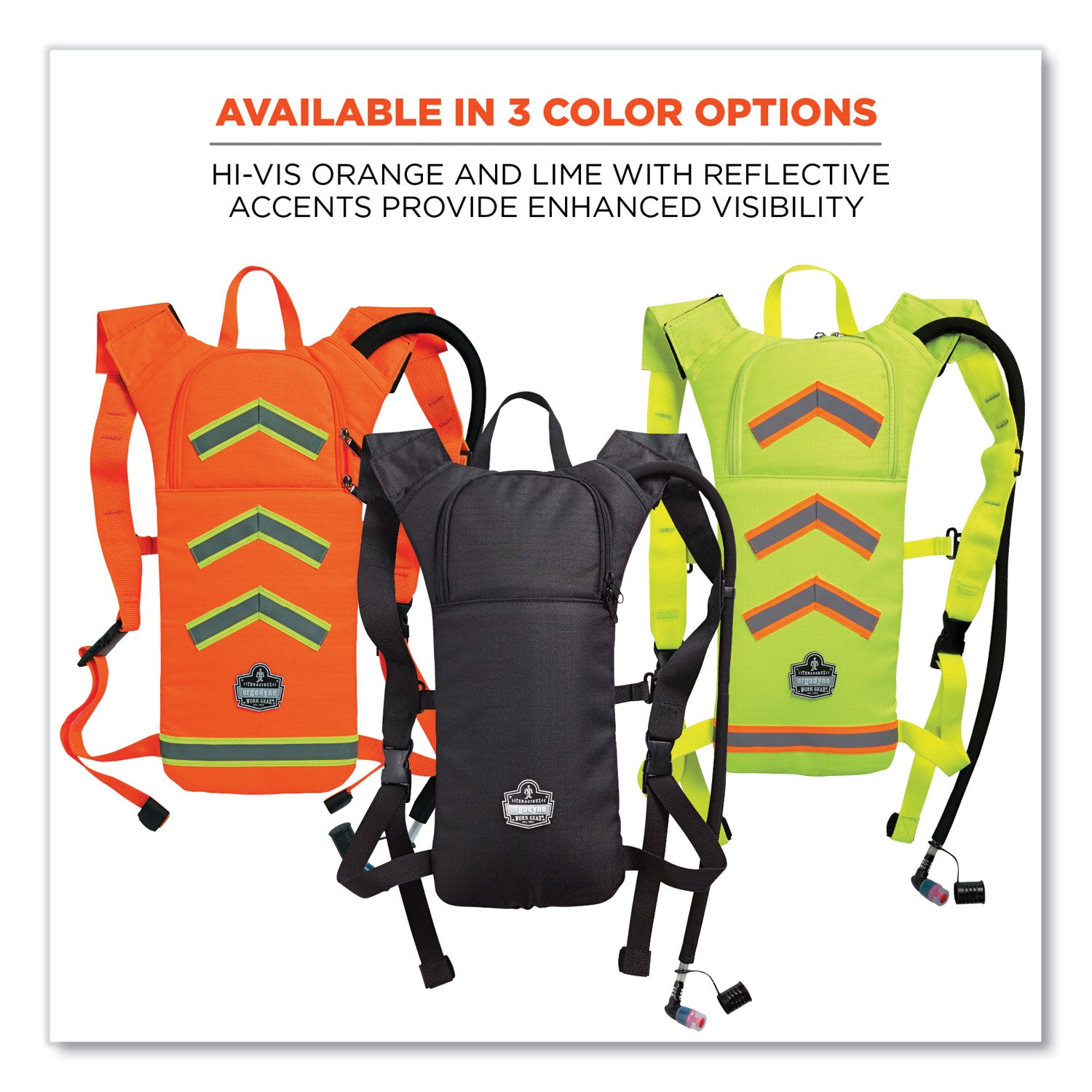 Chill-Its 5155 Low Profile Hydration Pack, 2 L, Black, Ships in 1-3 Business Days