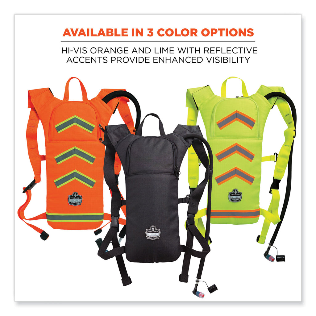 Chill-Its 5155 Low Profile Hydration Pack, 2 L, Hi-Vis Orange, Ships in 1-3 Business Days