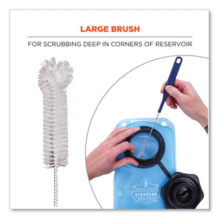 Chill-Its 5159 Hydration Pack Cleaning Kit, Bladder, Tube/Bite-Valve Cleaning Brushes, Drying Rack,Ships in 1-3 Business Days