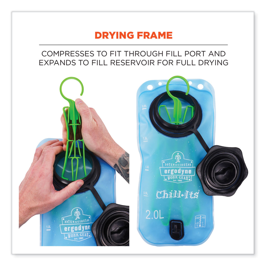 Chill-Its 5159 Hydration Pack Cleaning Kit, Bladder, Tube/Bite-Valve Cleaning Brushes, Drying Rack,Ships in 1-3 Business Days
