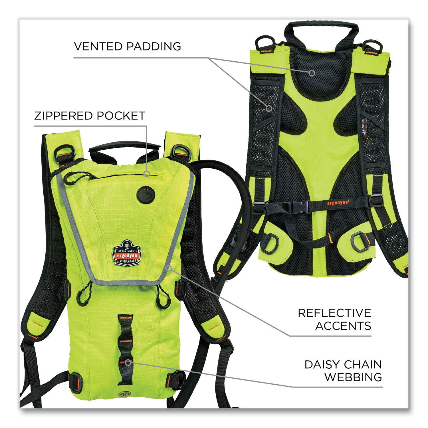 chill-its-5156-low-profile-hydration-pack-3-l-hi-vis-lime-ships-in-1-3-business-days_ego13162 - 5