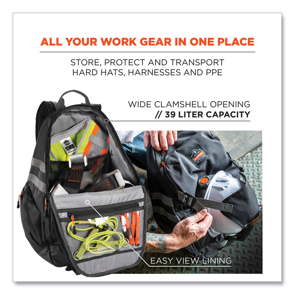 Arsenal 5188 PPE Jobsite Backpack, 7 x 15 x 20, Black, Ships in 1-3 Business Days