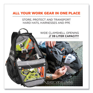 Arsenal 5188 PPE Jobsite Backpack, 7 x 15 x 20, Black, Ships in 1-3 Business Days