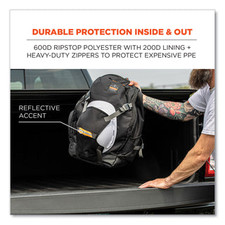 Arsenal 5188 PPE Jobsite Backpack, 7 x 15 x 20, Black, Ships in 1-3 Business Days