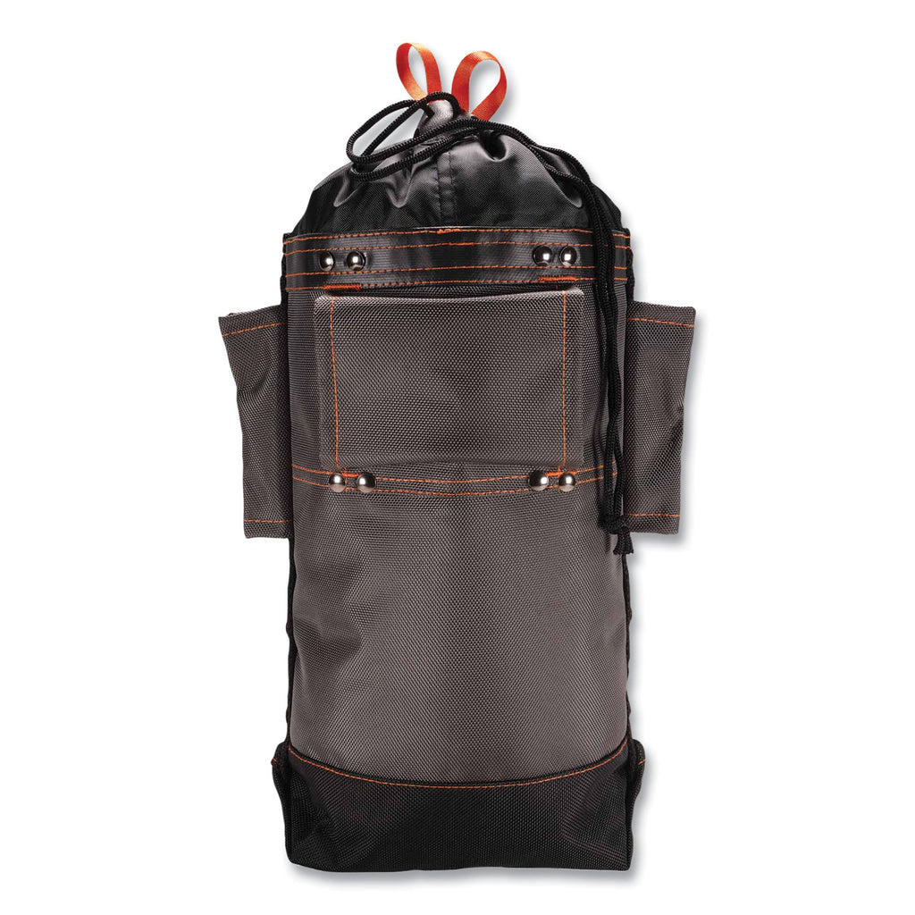 Arsenal 5928 Topped Bolt Bag Tool Pouch, Tall, 5 x 10 x 13, Ballistic Polyester, Black/Gray, Ships in 1-3 Business Days