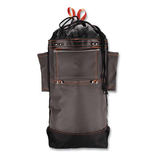 Arsenal 5928 Topped Bolt Bag Tool Pouch, Tall, 5 x 10 x 13, Ballistic Polyester, Black/Gray, Ships in 1-3 Business Days