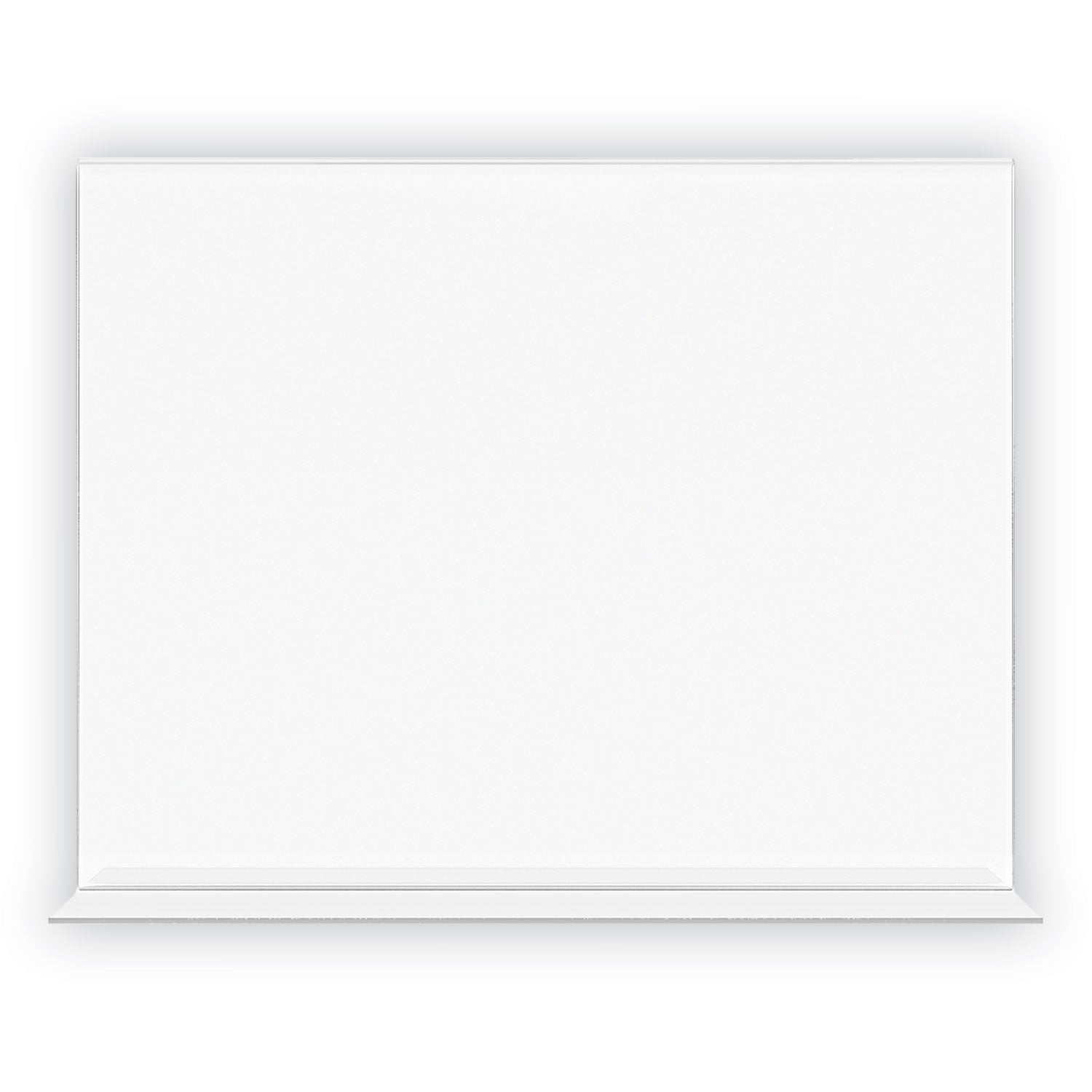 Anti-Glare Stand Up Double Sided Sign Holder, 8.5 x 11, Clear