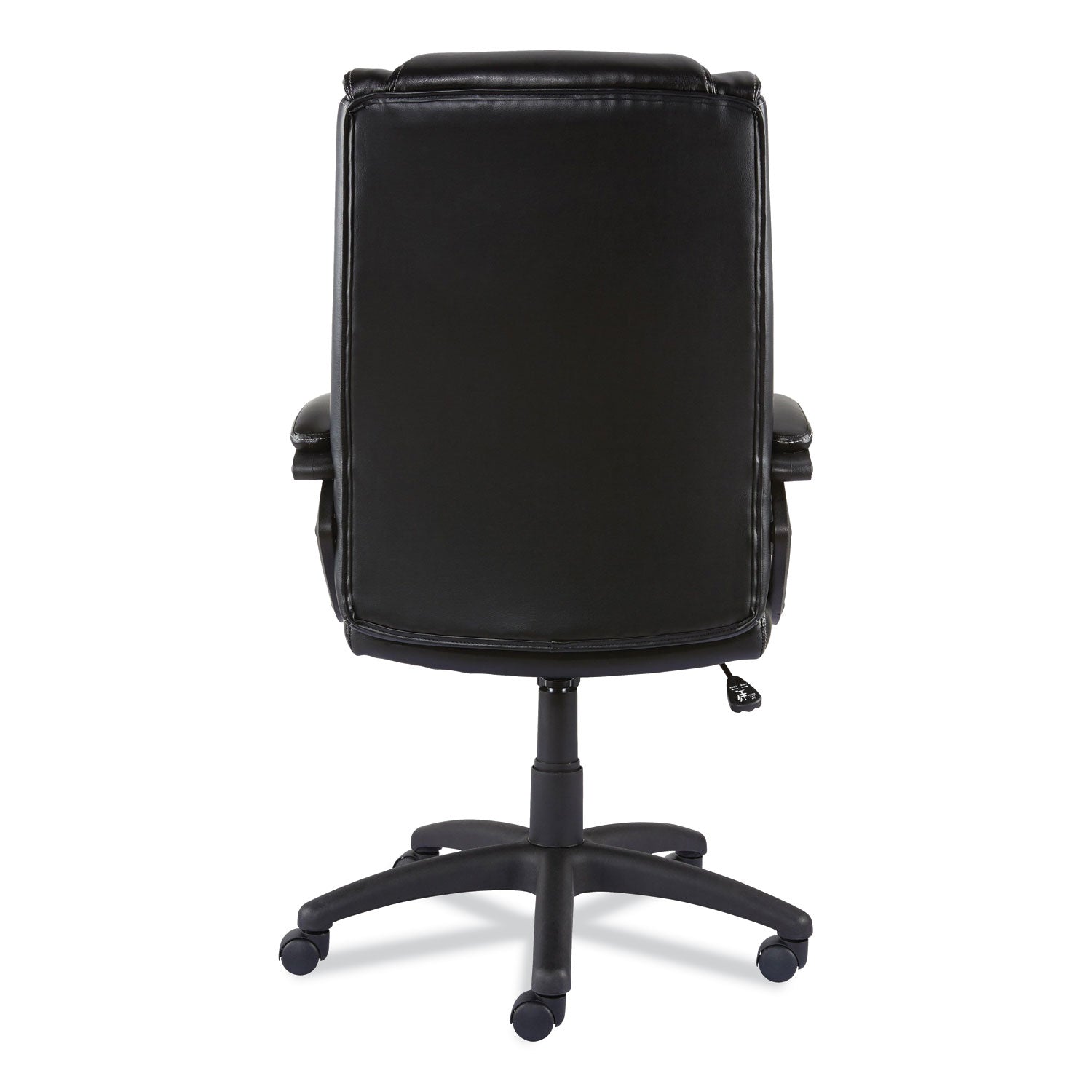 Alera Brosna Series Mid-Back Task Chair, Supports Up to 250 lb, 18.15" to 21.77 Seat Height, Black Seat/Back, Black Base - 2