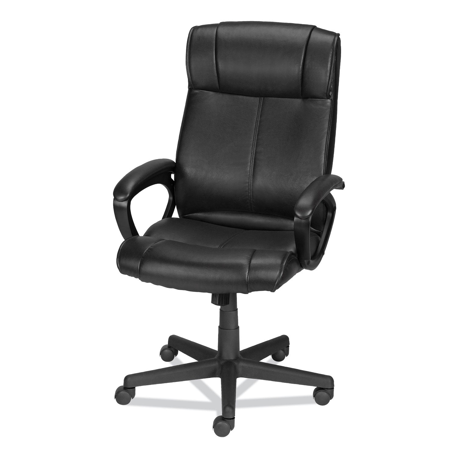 Alera Dalibor Series Manager Chair, Supports Up to 250 lb, 17.5" to 21.3" Seat Height, Black Seat/Back, Black Base - 5