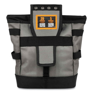 Arsenal 5527 Premium Topped Tool Pouch with Hinged Closure, 6 x 10 x 11.5, Polyester, Orange, Ships in 1-3 Business Days