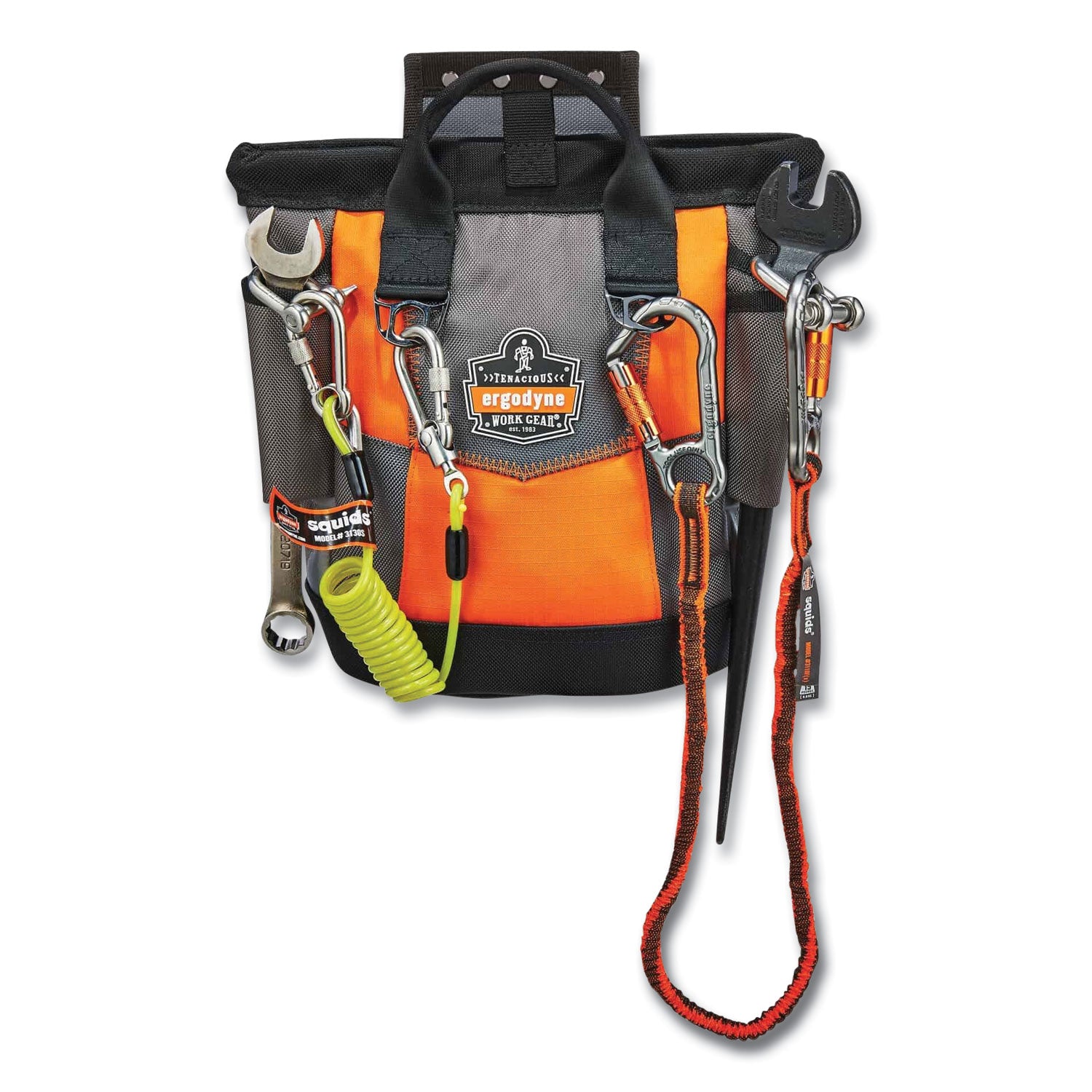 arsenal-5527-premium-topped-tool-pouch-with-hinged-closure-6-x-10-x-115-polyester-orange-ships-in-1-3-business-days_ego13627 - 5
