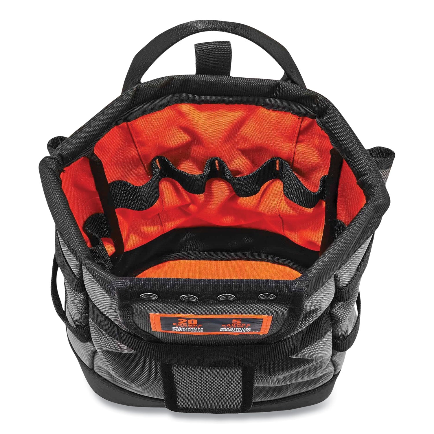 arsenal-5527-premium-topped-tool-pouch-with-hinged-closure-6-x-10-x-115-polyester-orange-ships-in-1-3-business-days_ego13627 - 8