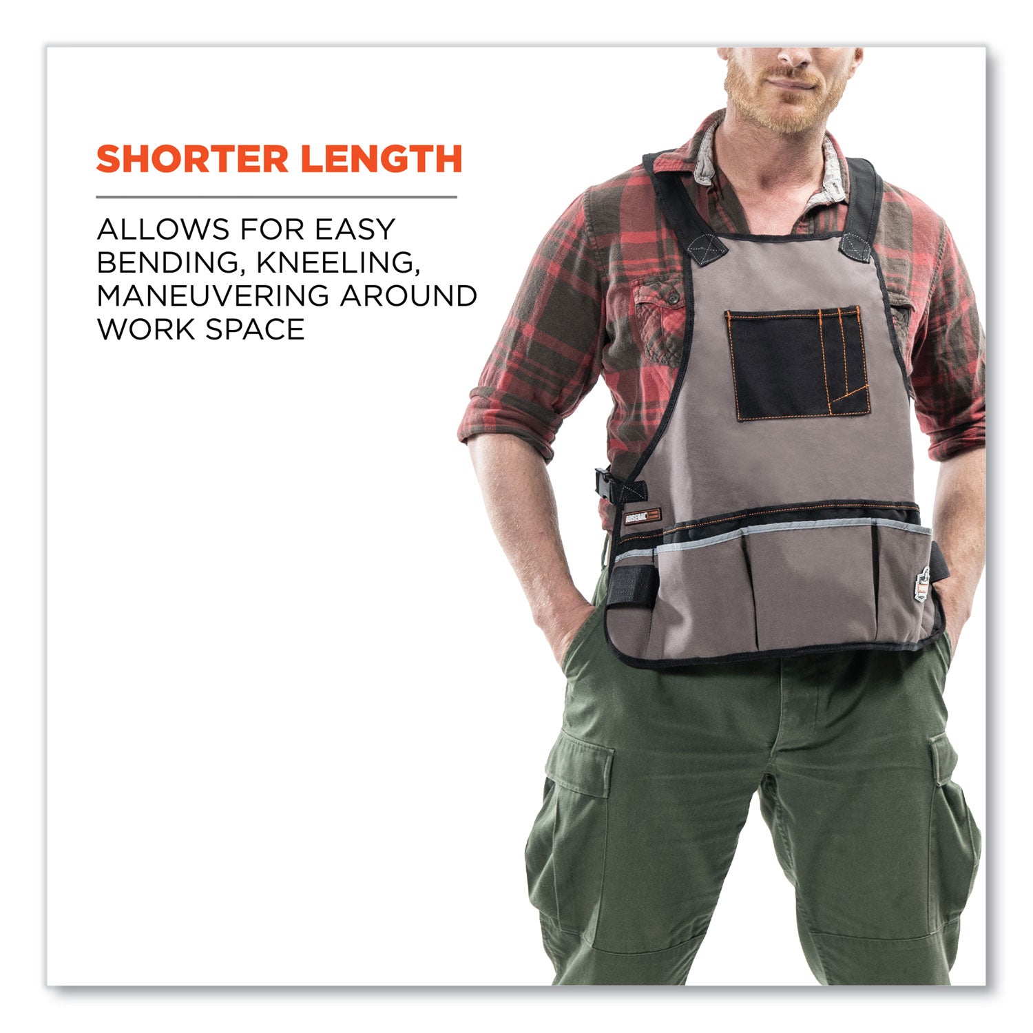 arsenal-5700-16-pocket-apron-16-compartments-208-x-236-canvas-gray-ships-in-1-3-business-days_ego13690 - 3