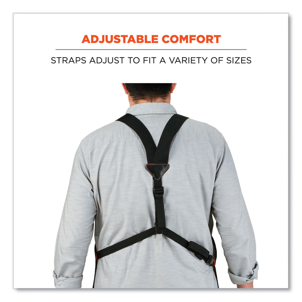 Arsenal 5705 Extended Length Canvas Tool Apron, 13 Compartments, 25.5 x 34, Canvas, Gray, Ships in 1-3 Business Days