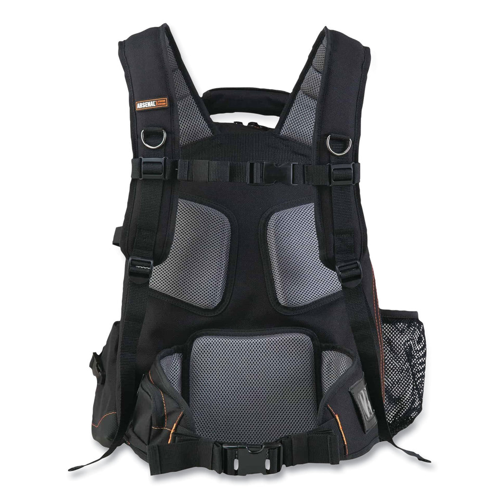 arsenal-5843-tool-backpack-dual-compartment-26-comp-85x135x18-ballistic-polyester-black-grayships-in-1-3-business-days_ego13743 - 3