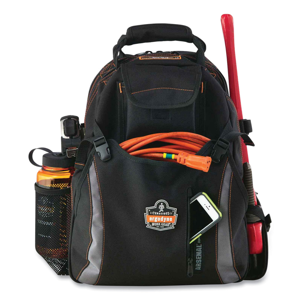 arsenal-5843-tool-backpack-dual-compartment-26-comp-85x135x18-ballistic-polyester-black-grayships-in-1-3-business-days_ego13743 - 4
