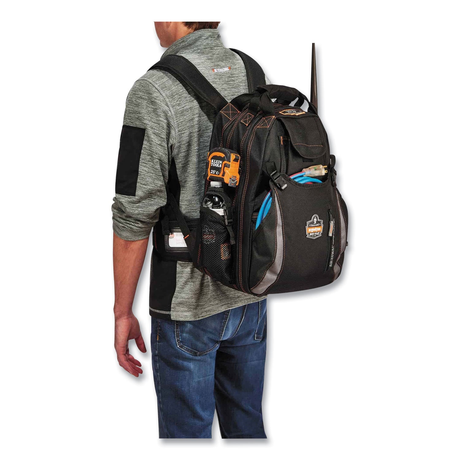 arsenal-5843-tool-backpack-dual-compartment-26-comp-85x135x18-ballistic-polyester-black-grayships-in-1-3-business-days_ego13743 - 5