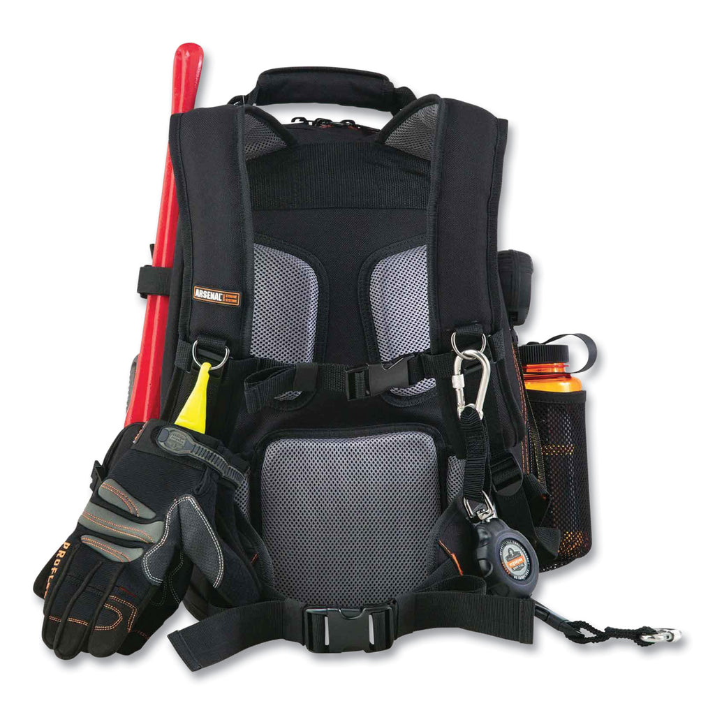 arsenal-5843-tool-backpack-dual-compartment-26-comp-85x135x18-ballistic-polyester-black-grayships-in-1-3-business-days_ego13743 - 8