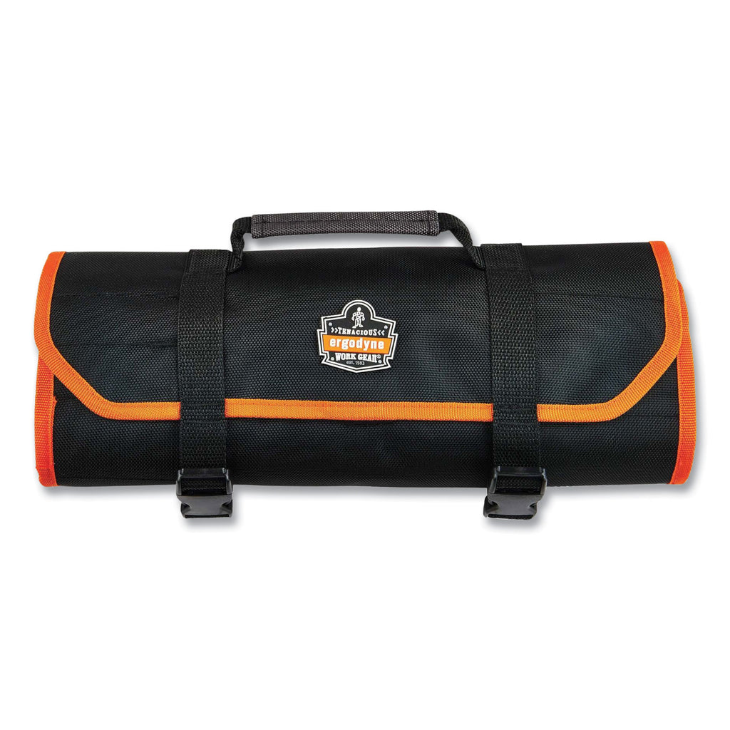 Arsenal 5871 Polyester Tool Roll Up, 21 Compartments, 27 x 14, Polyester, Black, Ships in 1-3 Business Days