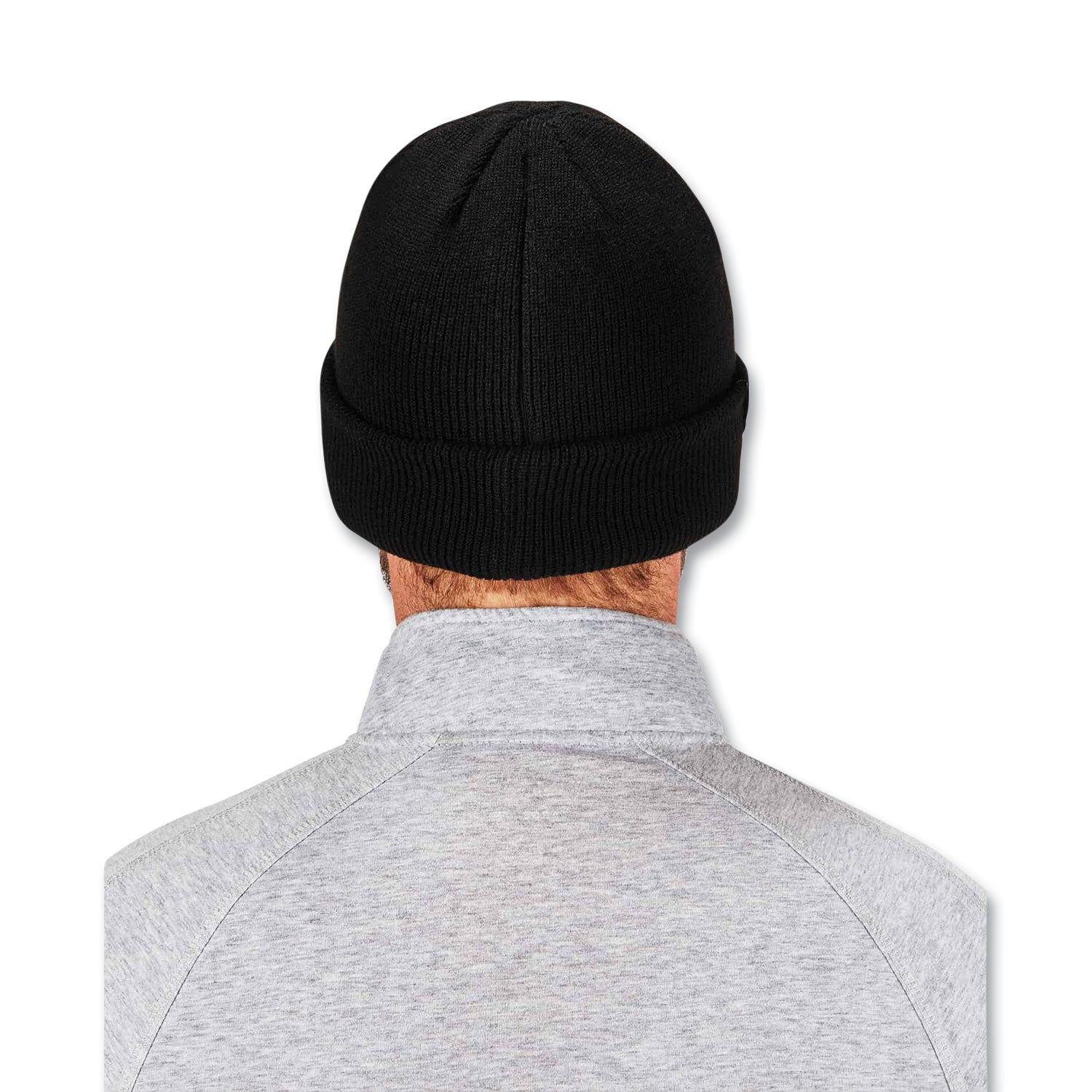 n-ferno-6811z-rib-knit-hat-with-zipper-for-bump-cap-insert-one-size-fits-most-black-ships-in-1-3-business-days_ego16801 - 6