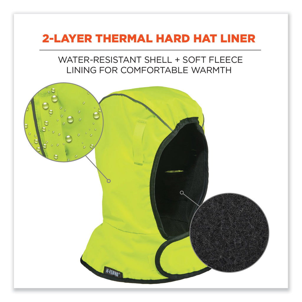 N-Ferno 6842 2-Layer Poly Shoulder Winter Liner, Fleece/Polyester, One Size Fits Most, Lime, Ships in 1-3 Business Days