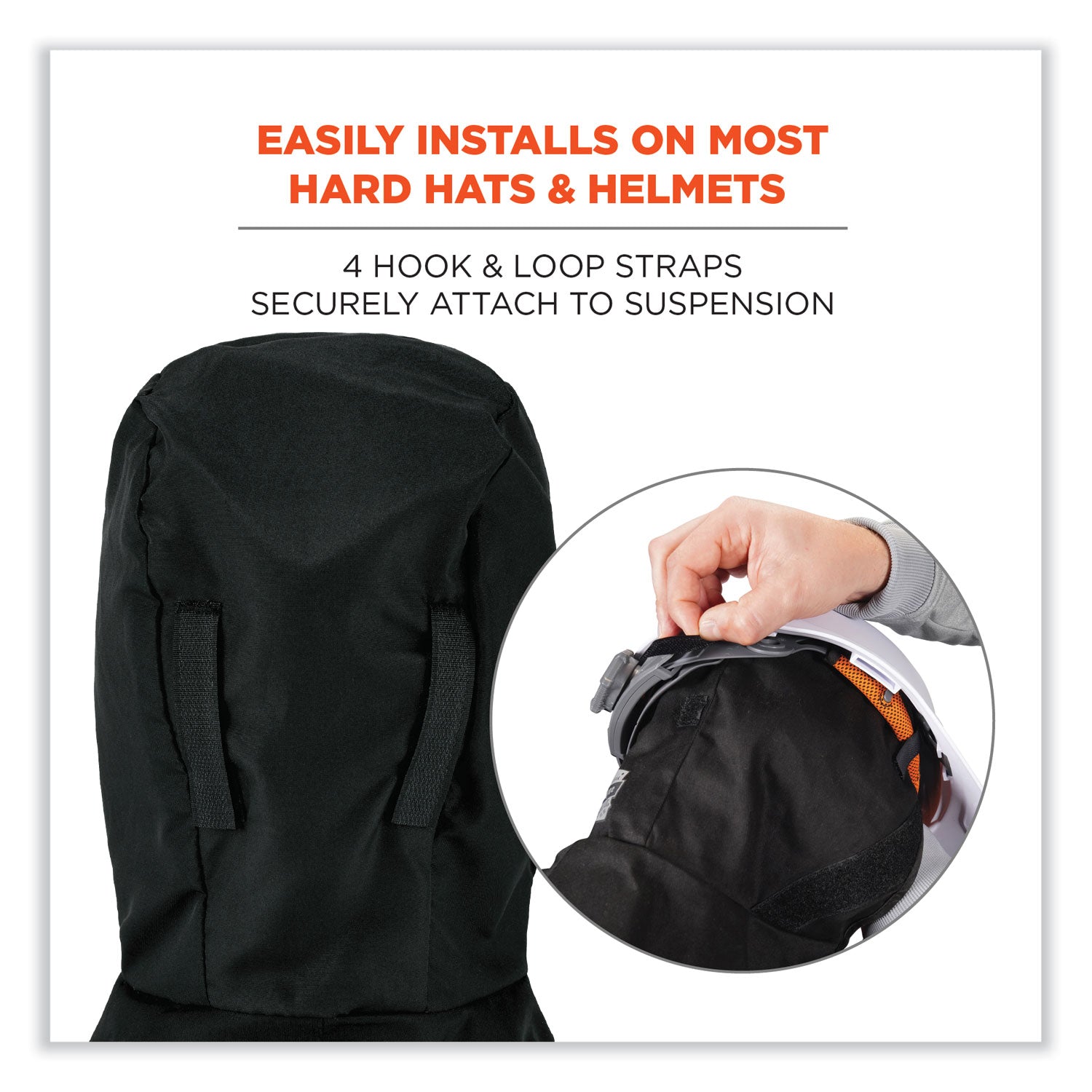 N-Ferno 6842 2-Layer Poly Shoulder Winter Liner, Fleece/Polyester, One Size Fits Most, Black, Ships in 1-3 Business Days