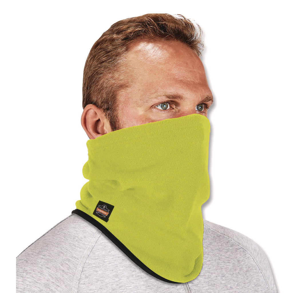 N-Ferno 6960 Fleece Neck Gaiter, Fleece, One Size Fits Most, Hi-Vis Lime, Ships in 1-3 Business Days