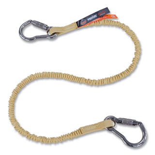 squids-3121-burn+cr-aramid-tool-lanyard-w-steel-carabiners-10lb-max-work-cap-38-to-48-yellow-ships-in-1-3-business-days_ego19721 - 1