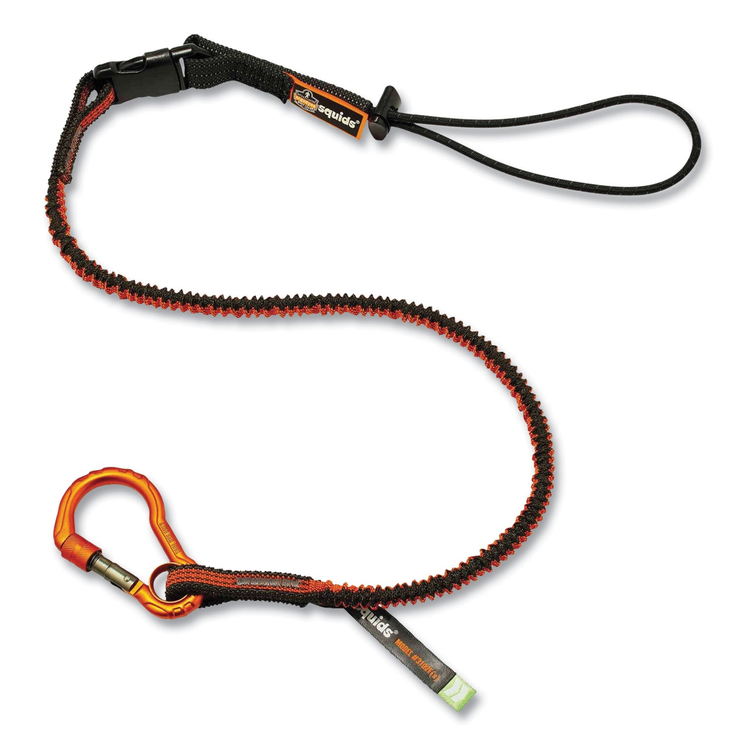 squids-3102fx-tool-lanyard-w-aluminum-carabiner+cinch-loop-5-lb-max-work-cap-38-to-48-or-gyships-in-1-3-business-days_ego19864 - 1