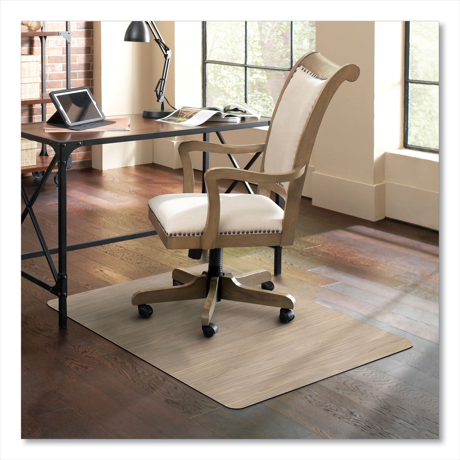 trendsetter-chair-mat-for-hard-floors-36-x-48-driftwood-ships-in-4-6-business-days_esr119753 - 2