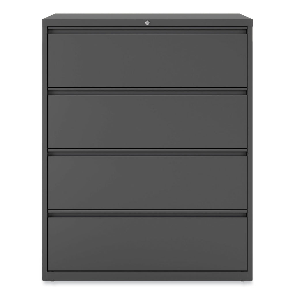Lateral File, 4 Legal/Letter/A4/A5-Size File Drawers, Charcoal, 42" x 18.63" x 52.5