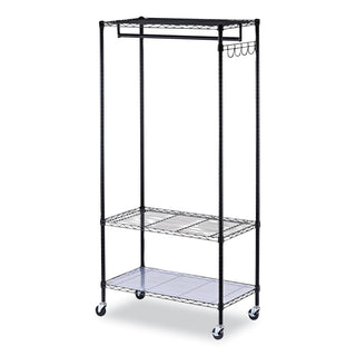 wire-shelving-garment-rack-30-garments-36w-x-18d-x-75h-black_alegr363618bl - 1