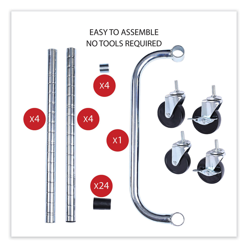 three-shelf-wire-cart-with-liners-metal-3-shelves-600-lb-capacity-345-x-18-x-40-silver_alesw333018sr - 5