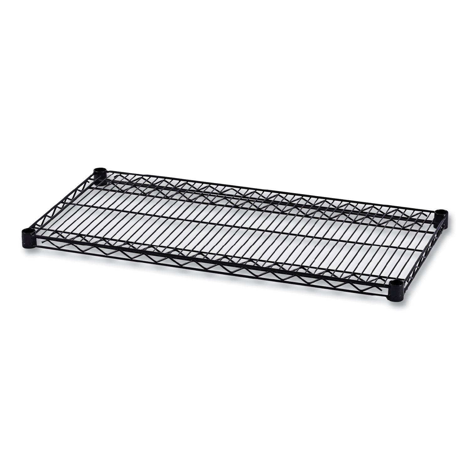 Industrial Wire Shelving Extra Wire Shelves, 36w x 18d, Black, 2 Shelves/Carton - 