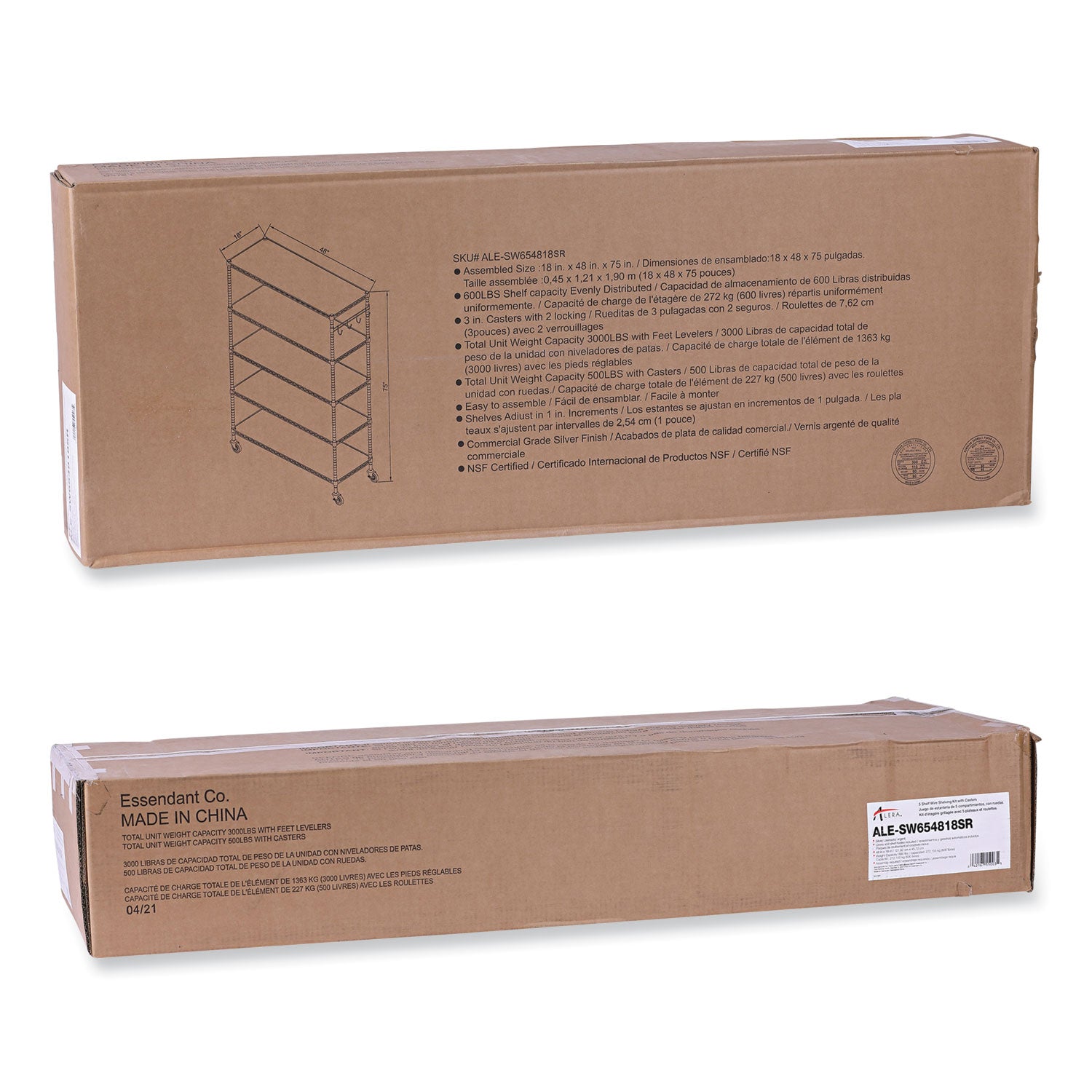 5-shelf-wire-shelving-kit-with-casters-and-shelf-liners-48w-x-18d-x-72h-silver_alesw654818sr - 7