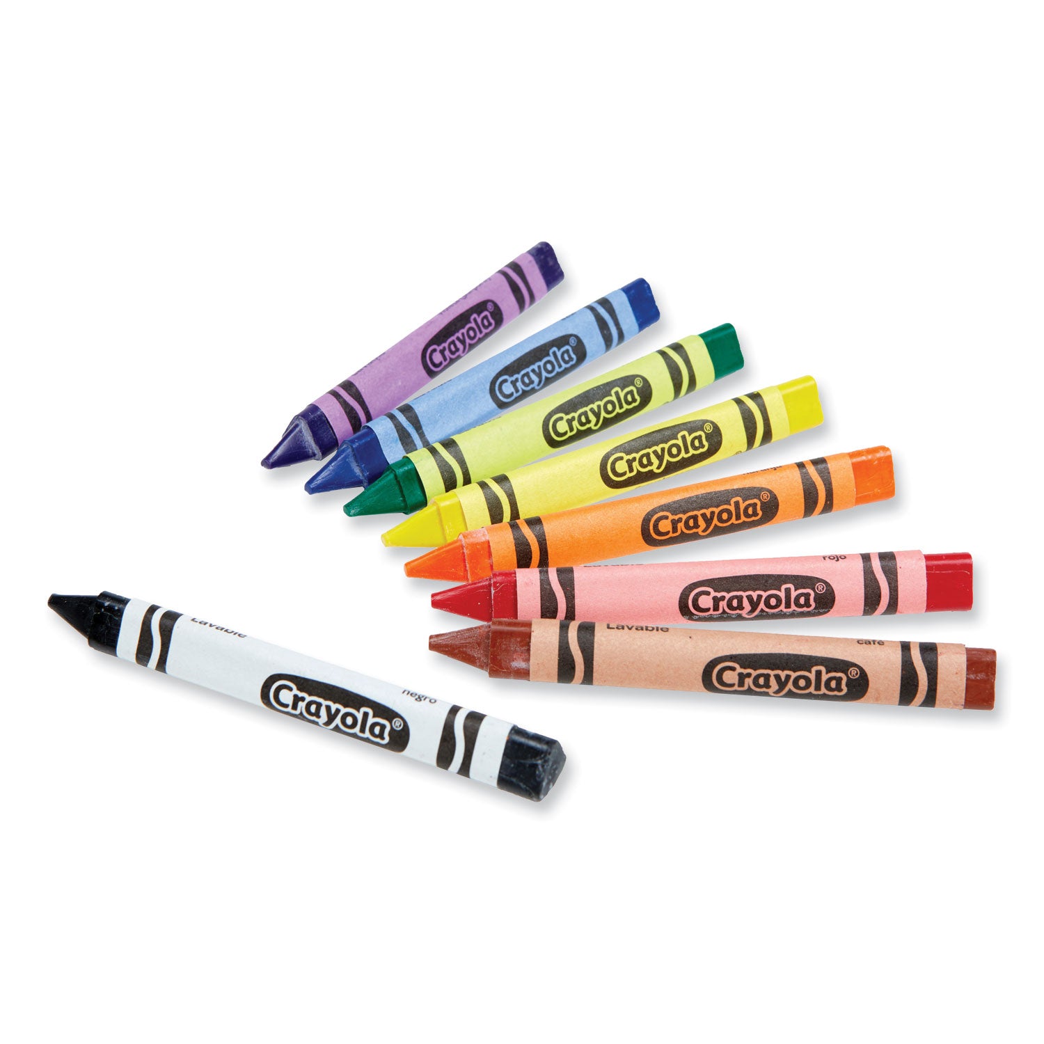 washable-tripod-grip-crayons-assorted-colors-8-pack_cyo811460 - 2